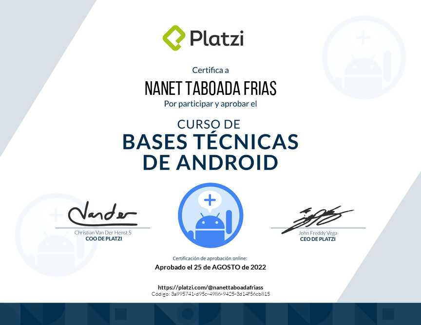 Curso de Bases Técnicas de Android