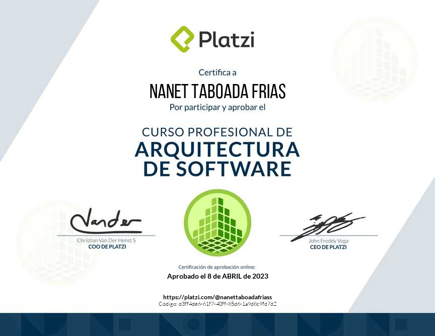 Curso Profesional de Arquitectura de Software