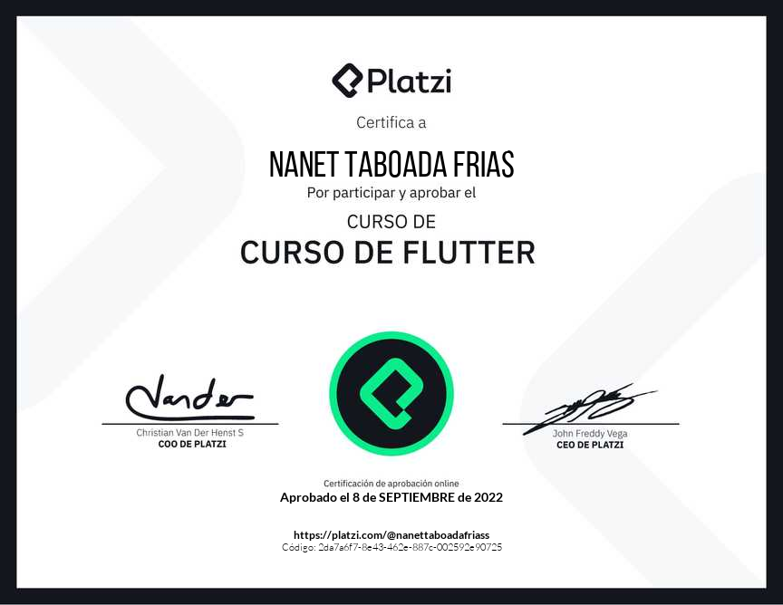 Curso de Flutter