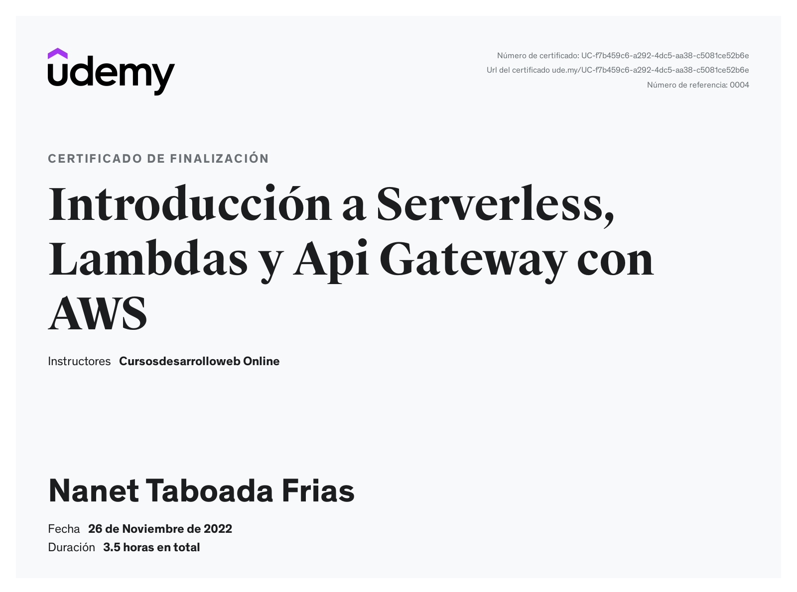 Introducción a Serverless, Lambdas y Api Gateway con AWS